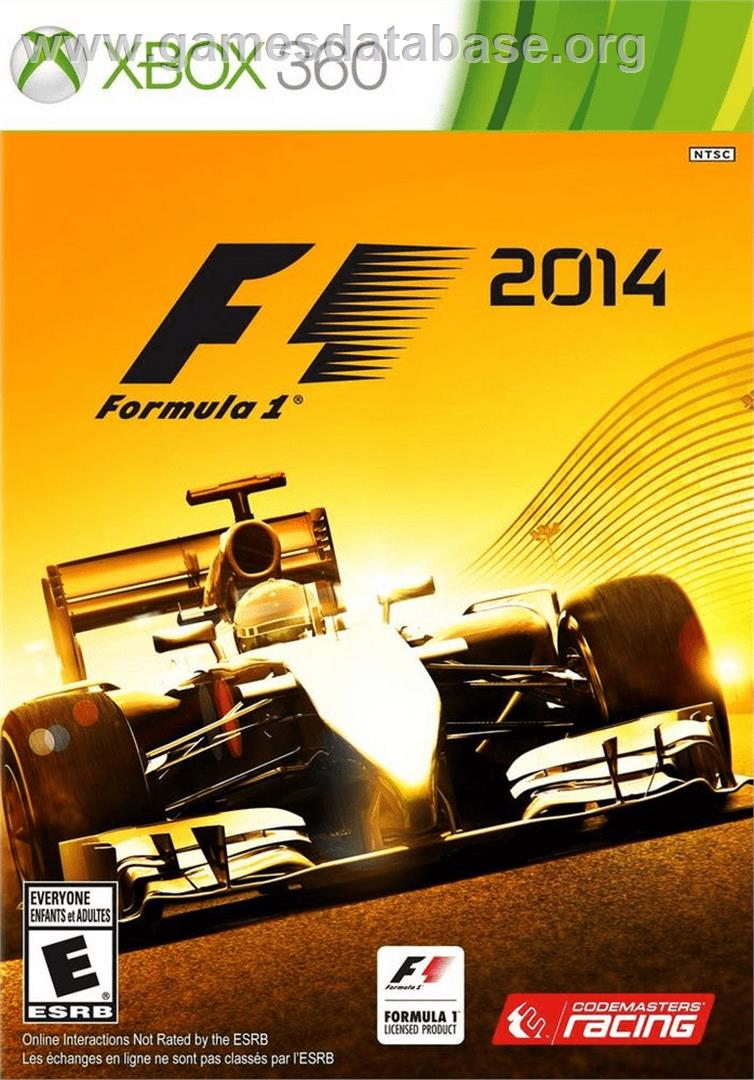 F1 2014 - Microsoft Xbox 360 - Artwork - Box