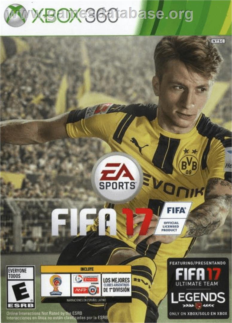 FIFA 17 - Microsoft Xbox 360 - Artwork - Box