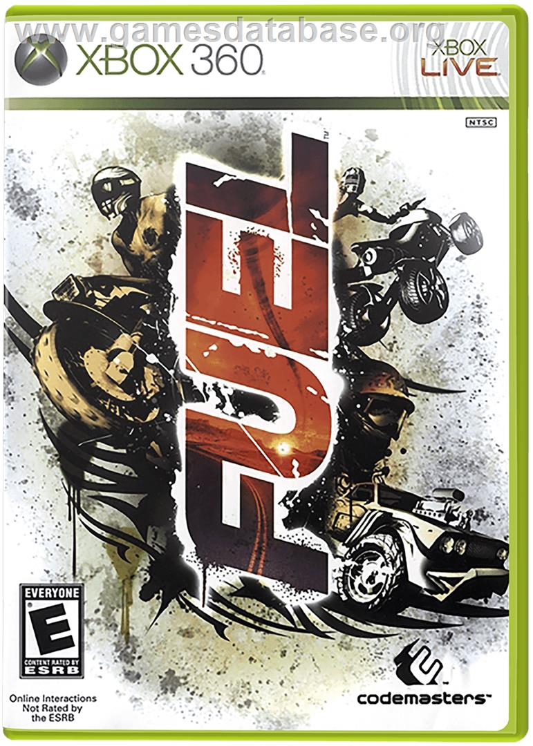 FUEL - Microsoft Xbox 360 - Artwork - Box