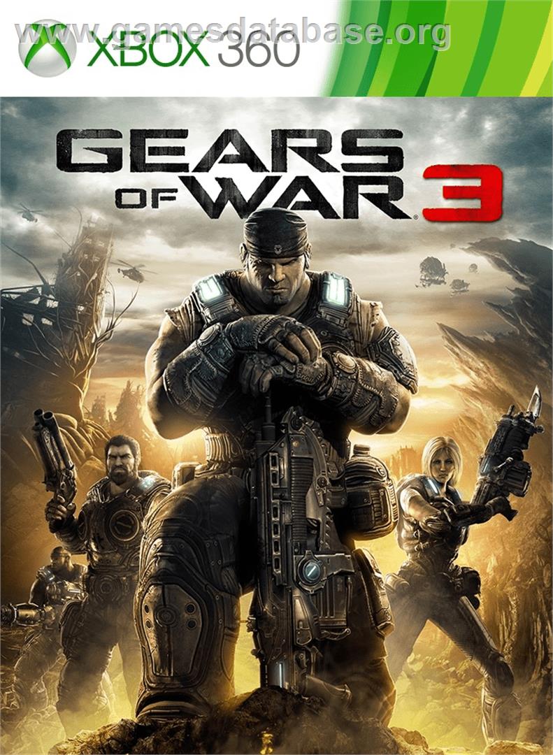 Gears Of War 3 - Microsoft Xbox 360 - Artwork - Box