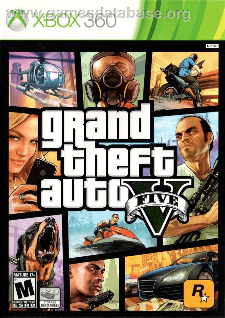 Grand Theft Auto 5 - Microsoft Xbox 360 - Artwork - Box