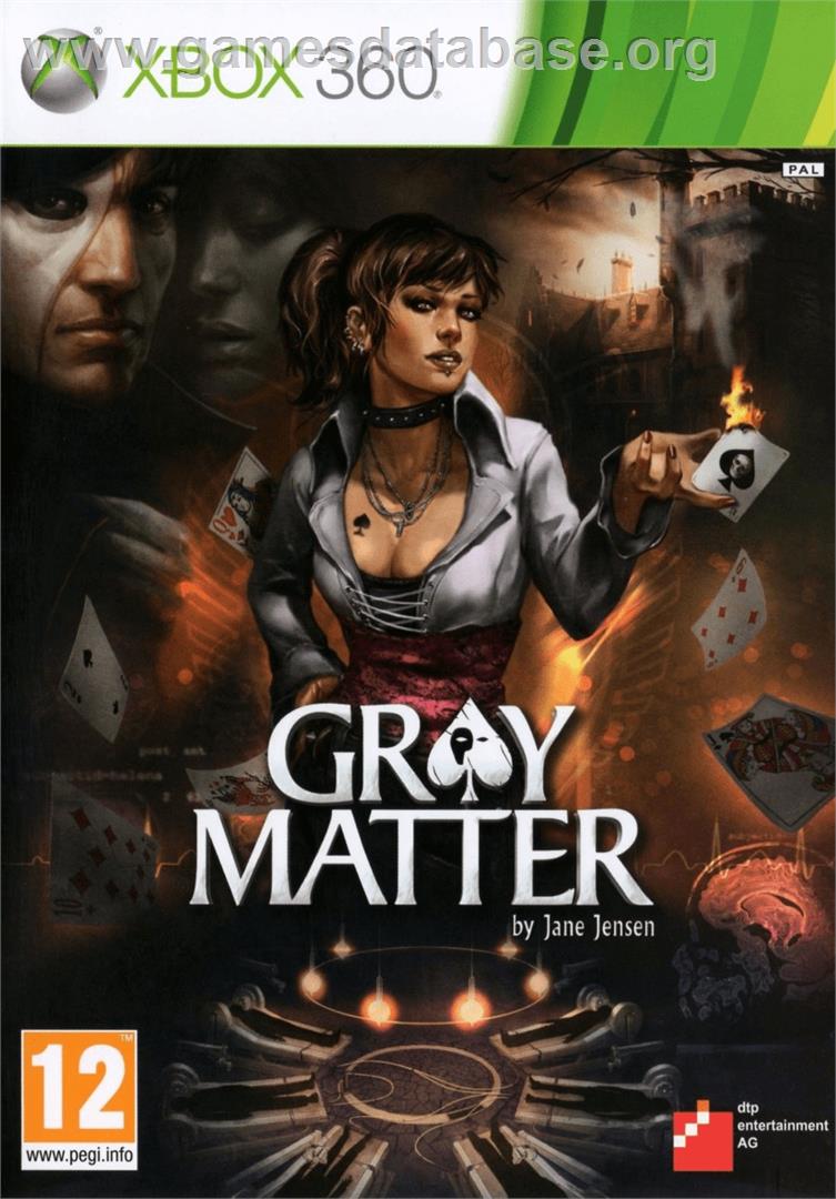Gray Matter - Microsoft Xbox 360 - Artwork - Box
