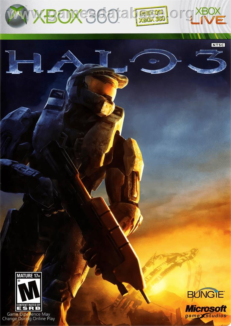 Halo 3 - Microsoft Xbox 360 - Artwork - Box