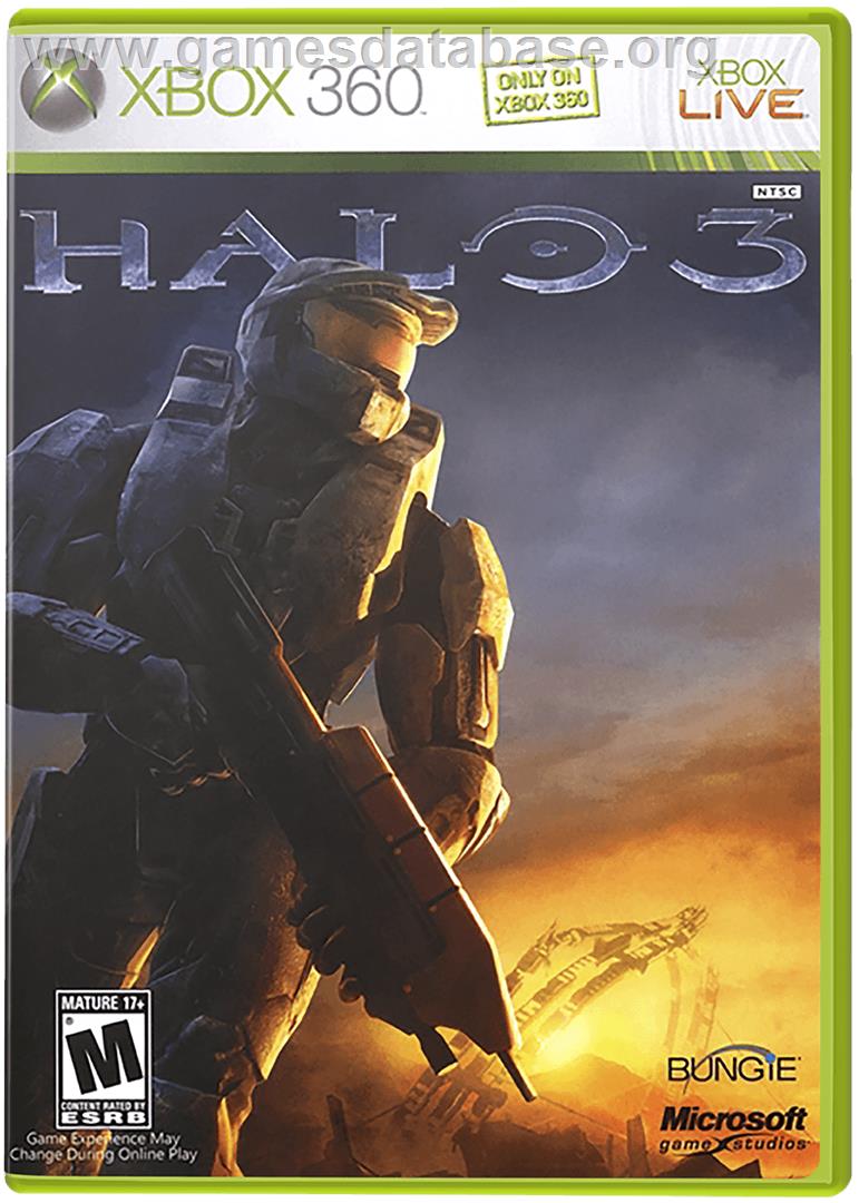 Halo 3 - Microsoft Xbox 360 - Artwork - Box