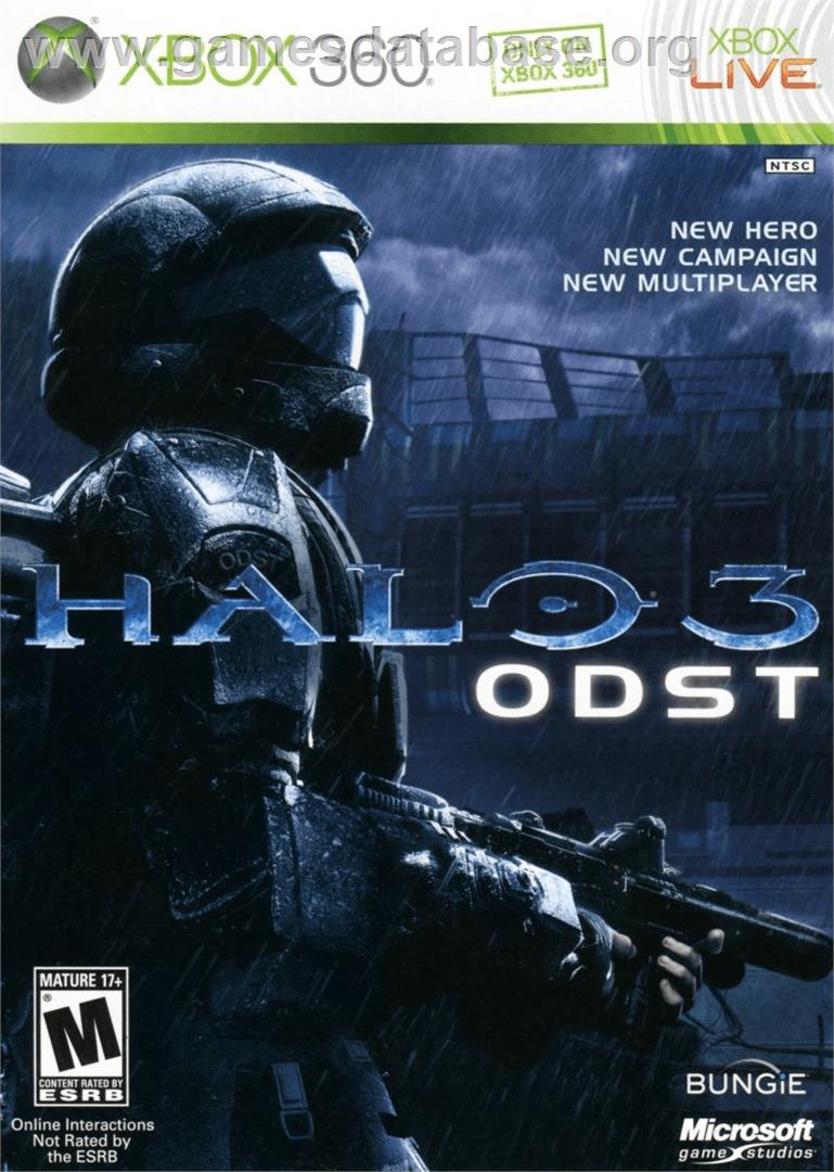 Halo 3 - Odst - Microsoft Xbox 360 - Artwork - Box