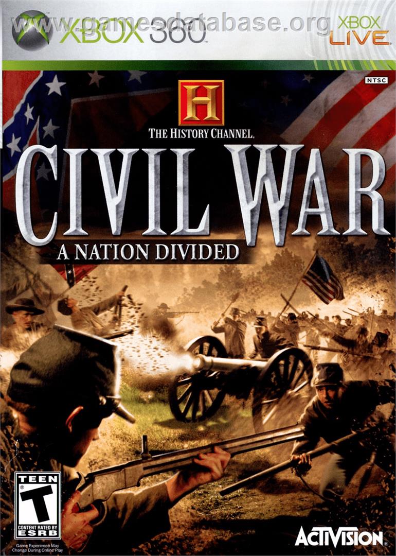 History Channel - Civil War - A Nation Divided, The - Microsoft Xbox 360 - Artwork - Box