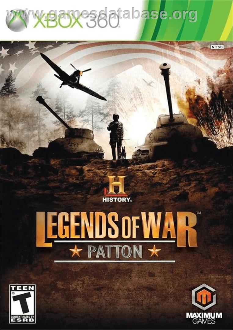 History Legends of War - Patton - Microsoft Xbox 360 - Artwork - Box