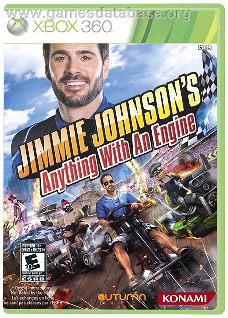 Jimmie Johnson's Anything With An Engine - Microsoft Xbox 360 - Artwork - Box