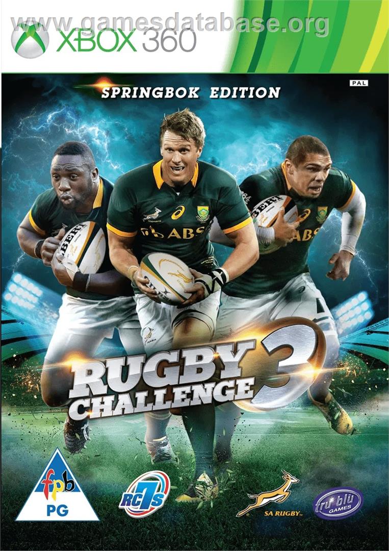 Jonah Lomu Rugby Challenge 3 - Microsoft Xbox 360 - Artwork - Box
