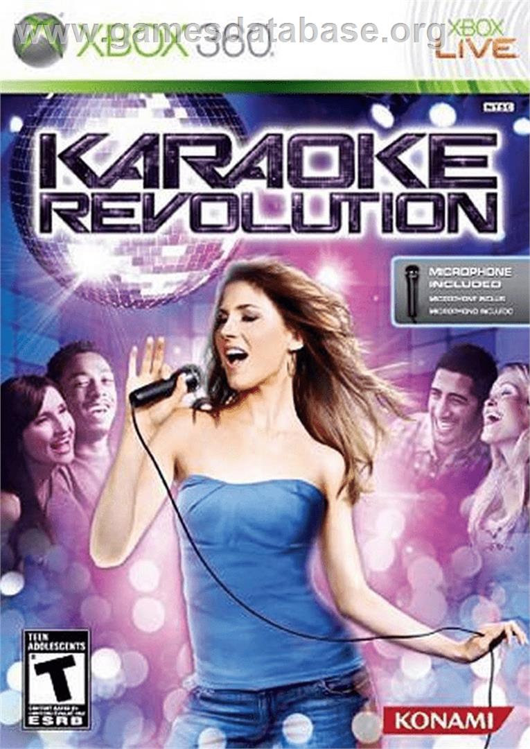 Karaoke Revolution - Microsoft Xbox 360 - Artwork - Box