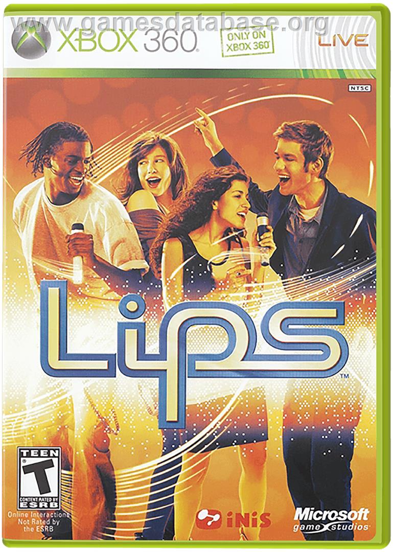 Lips - Microsoft Xbox 360 - Artwork - Box