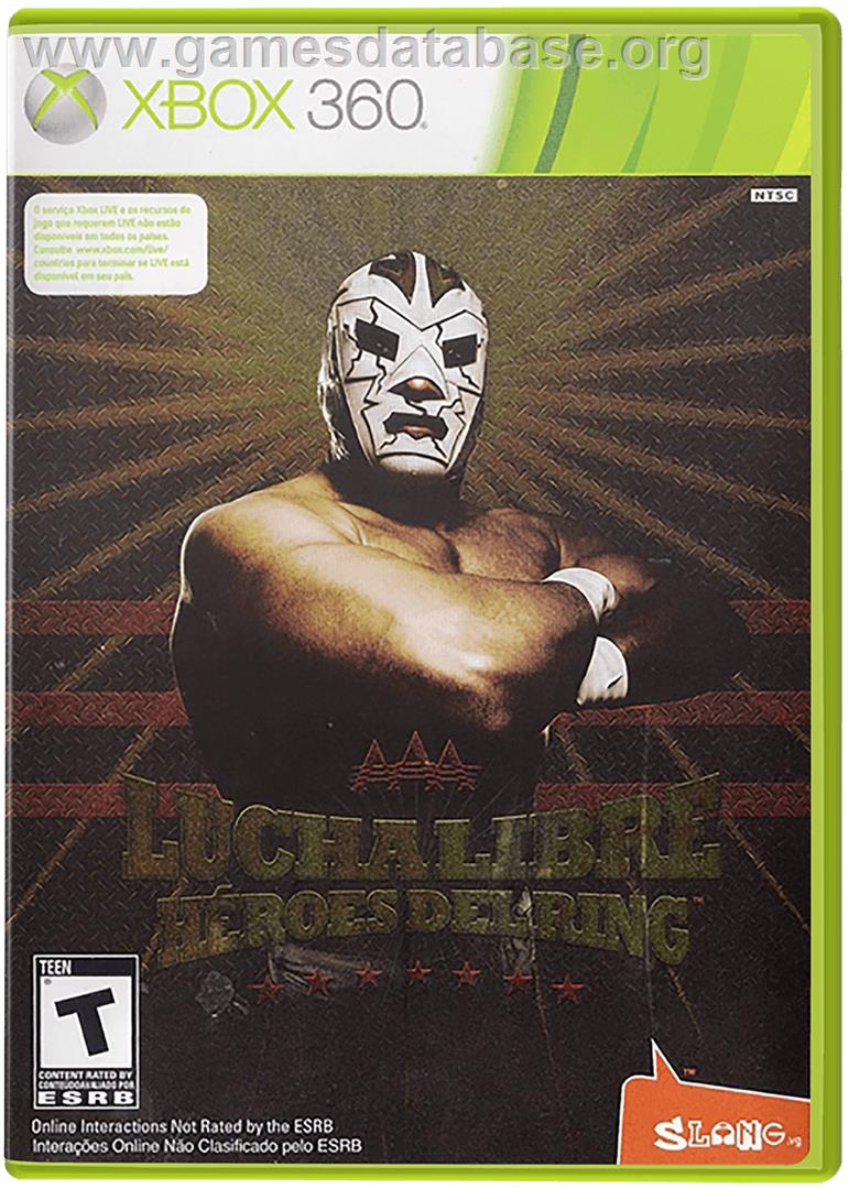 Lucha Libre AAA - Microsoft Xbox 360 - Artwork - Box