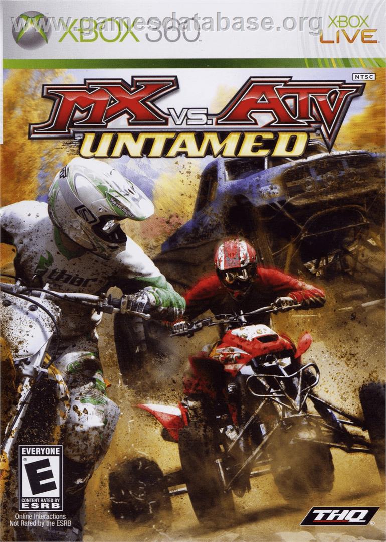 MX vs. ATV Untamed - Microsoft Xbox 360 - Artwork - Box