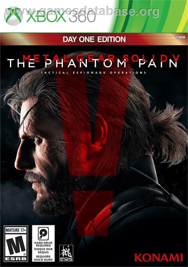 Metal Gear Solid 5 - The Phantom Pain - Microsoft Xbox 360 - Artwork - Box