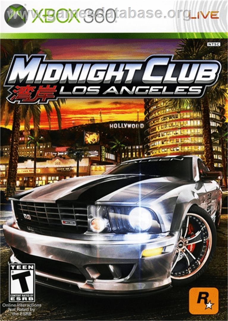 Midnight Club - Los Angeles - Microsoft Xbox 360 - Artwork - Box