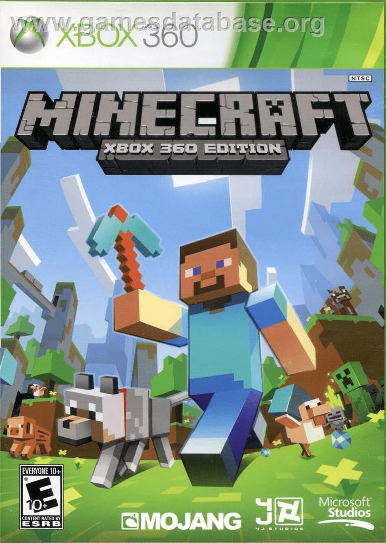 Minecraft - Microsoft Xbox 360 - Artwork - Box