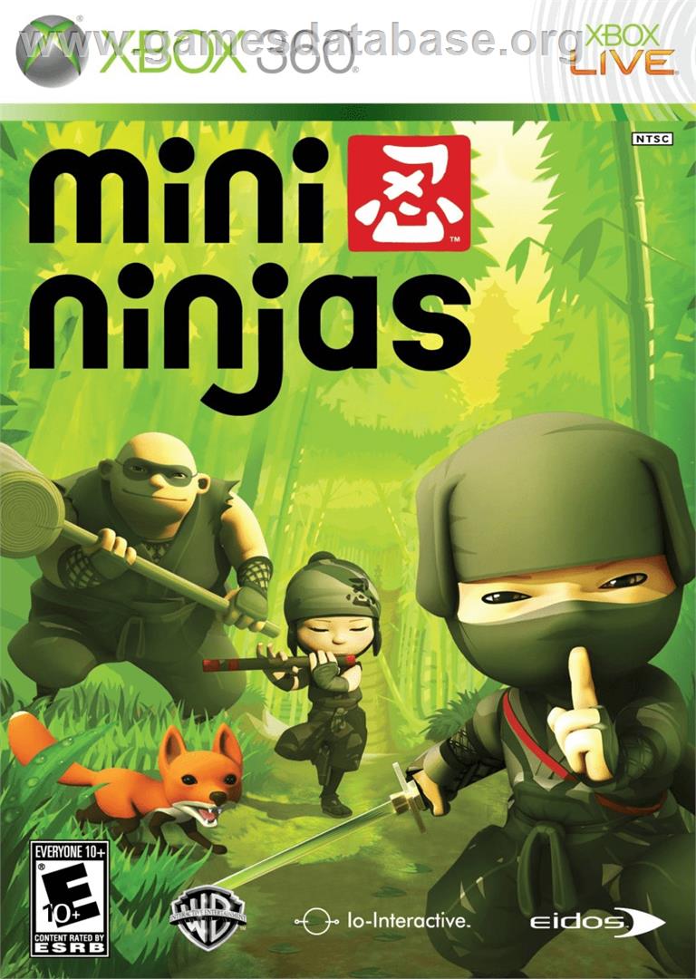 Mini Ninjas - Microsoft Xbox 360 - Artwork - Box