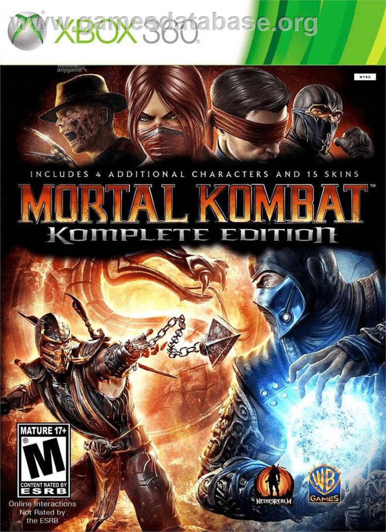 Mortal Kombat - Komplete Edition - Microsoft Xbox 360 - Artwork - Box