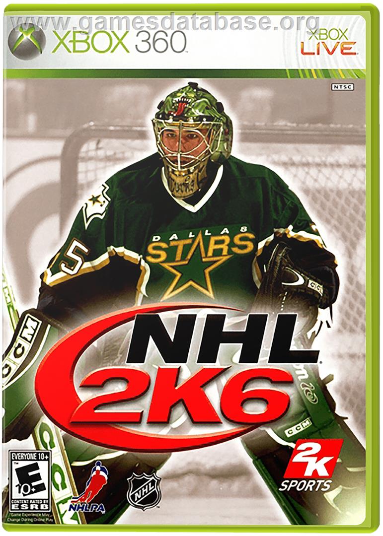 NHL 2K6 - Microsoft Xbox 360 - Artwork - Box