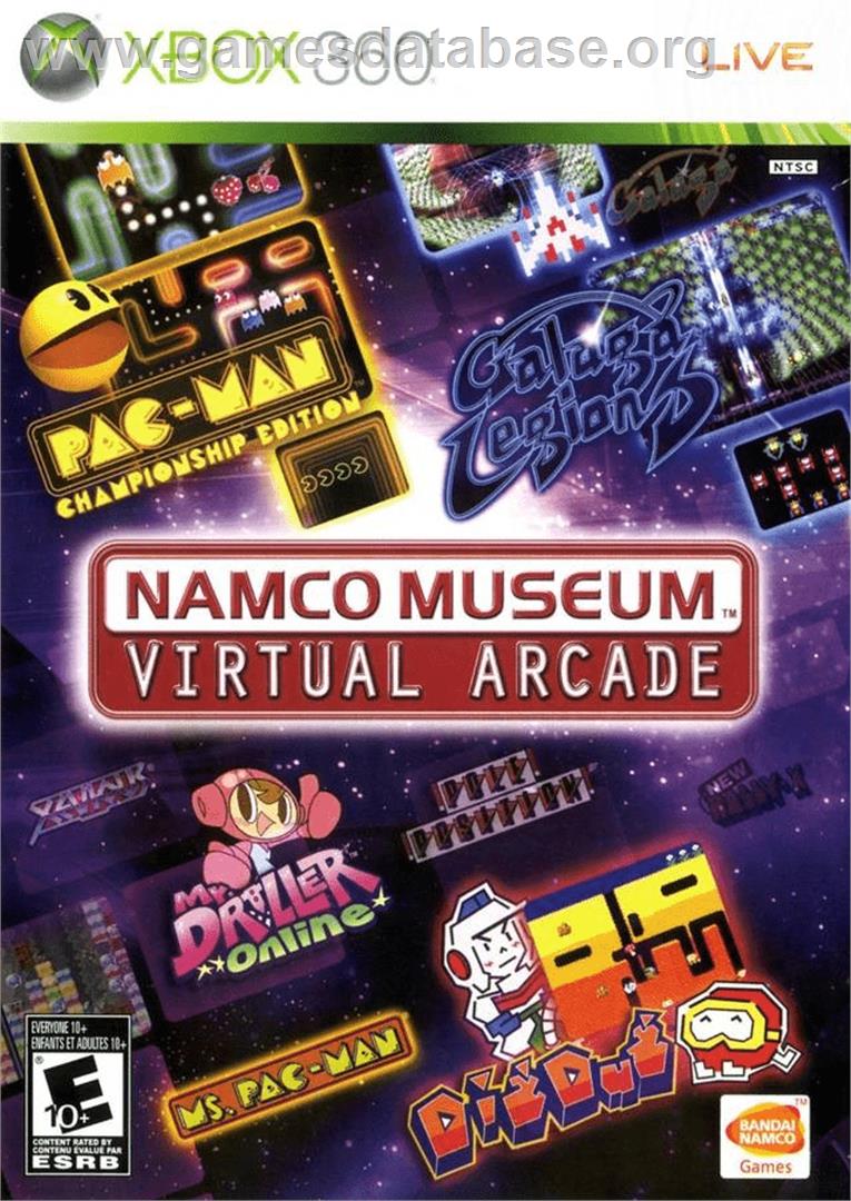 Namco Museum - Virtual Arcade - Microsoft Xbox 360 - Artwork - Box