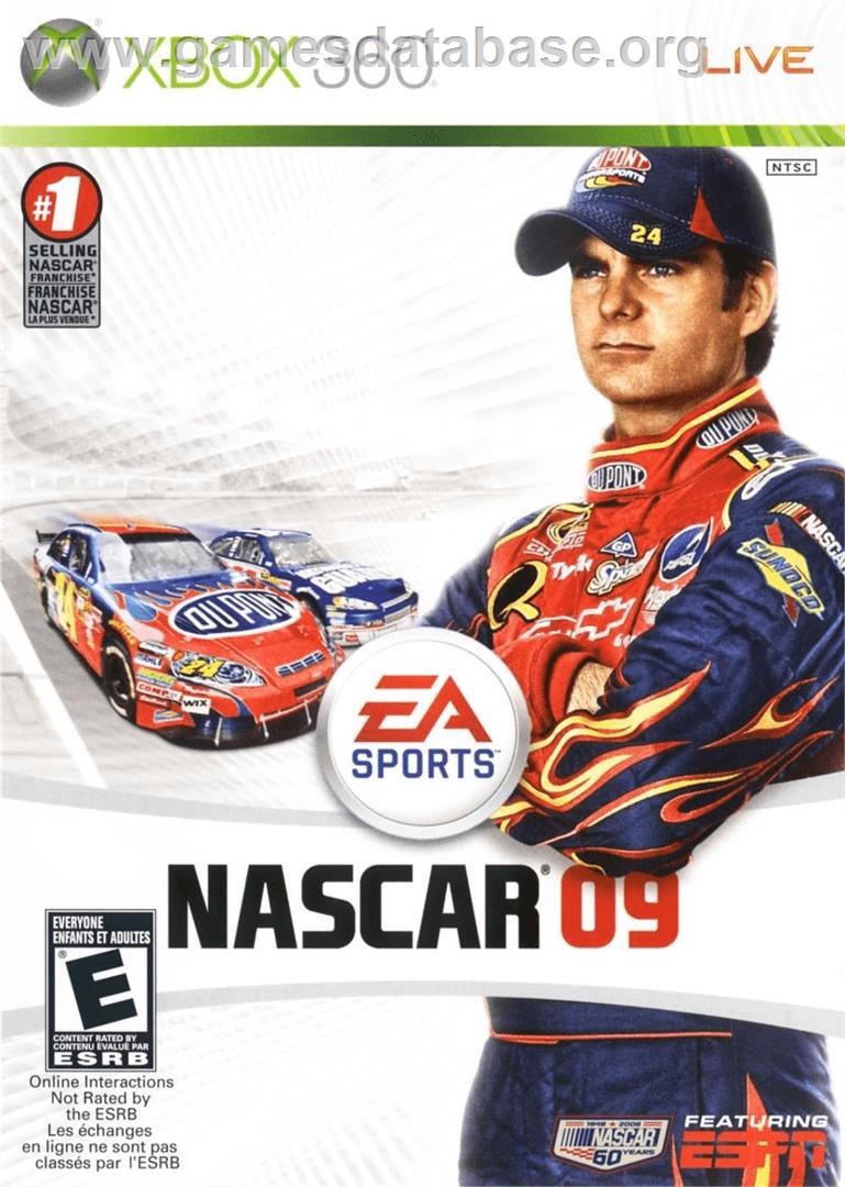 Nascar 09 - Microsoft Xbox 360 - Artwork - Box