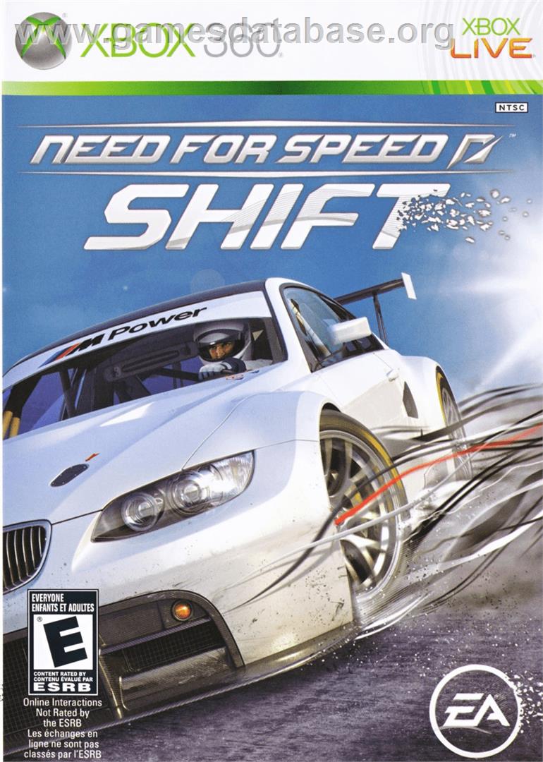 Need for Speed - Shift - Microsoft Xbox 360 - Artwork - Box
