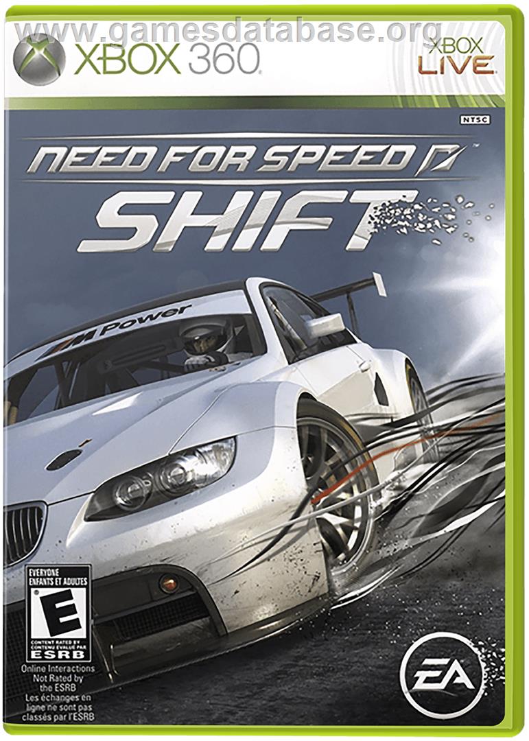 Need for Speed SHIFT - Microsoft Xbox 360 - Artwork - Box