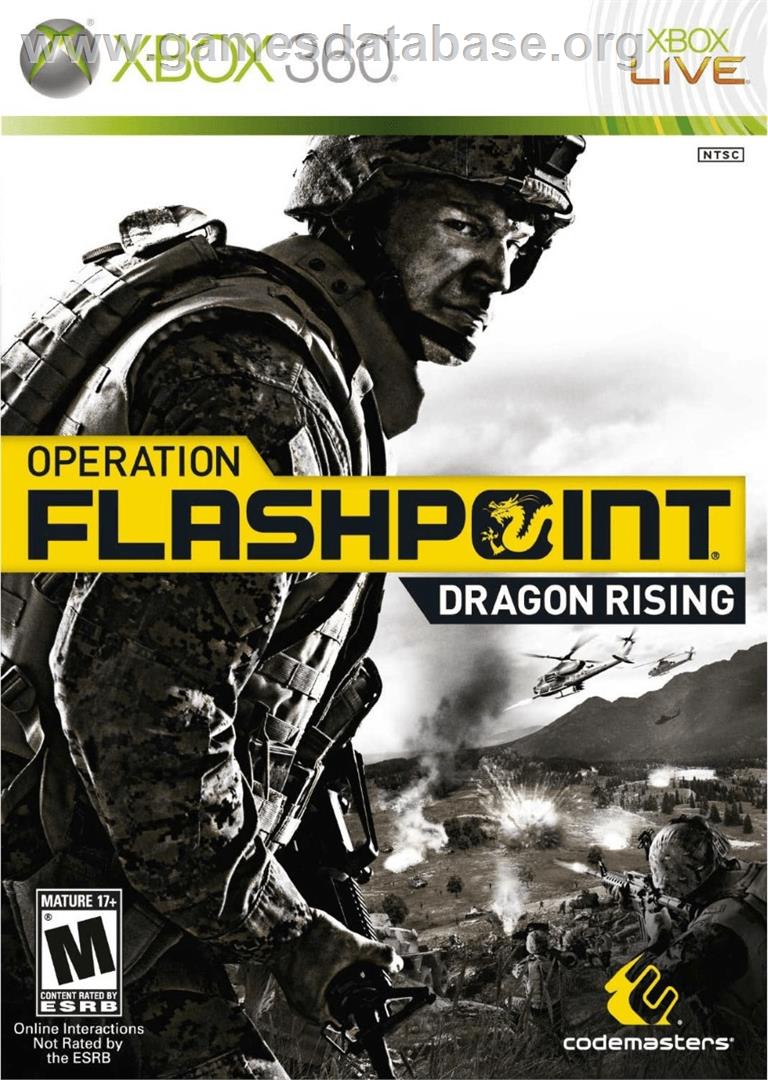 Operation Flashpoint - Dragon Rising - Microsoft Xbox 360 - Artwork - Box