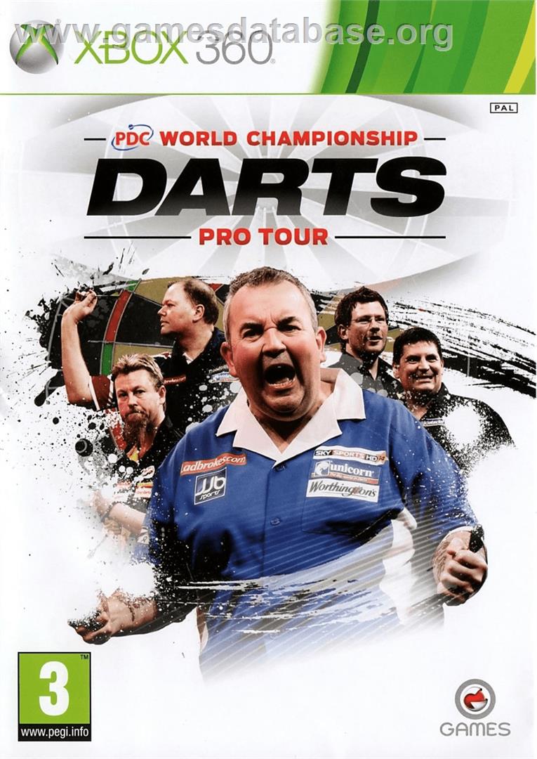 PDC World Championship Darts: Pro Tour - Microsoft Xbox 360 - Artwork - Box