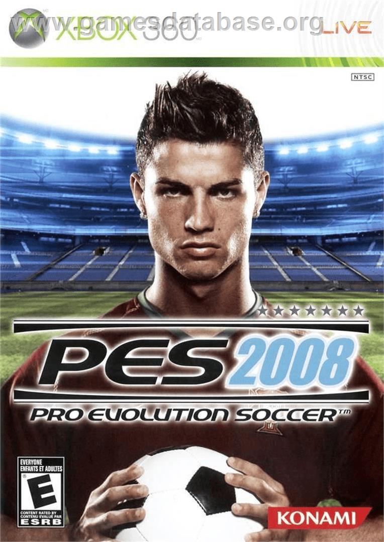 PES 2008 - Pro Evolution Soccer - Microsoft Xbox 360 - Artwork - Box