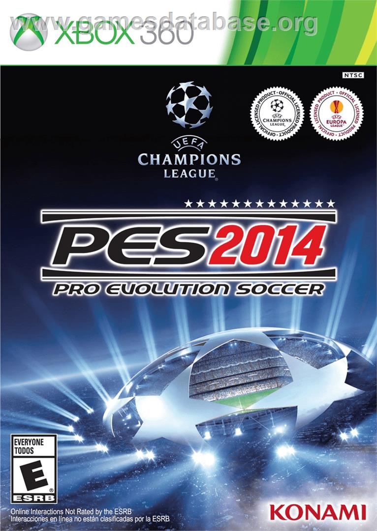 PES 2014 - Pro Evolution Soccer - Microsoft Xbox 360 - Artwork - Box