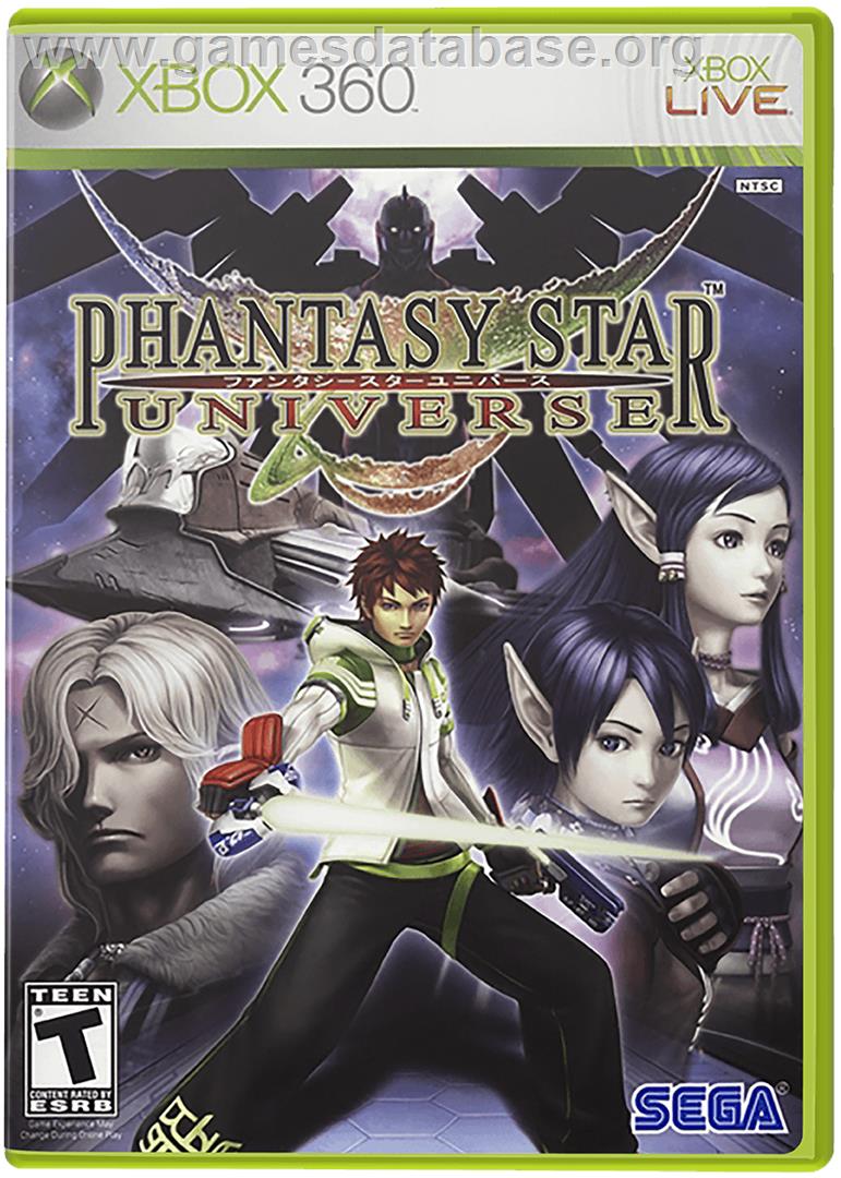 Phantasy Star Universe - Microsoft Xbox 360 - Artwork - Box