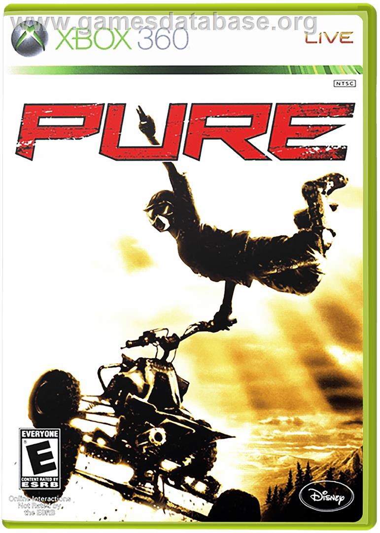 Pure - Microsoft Xbox 360 - Artwork - Box