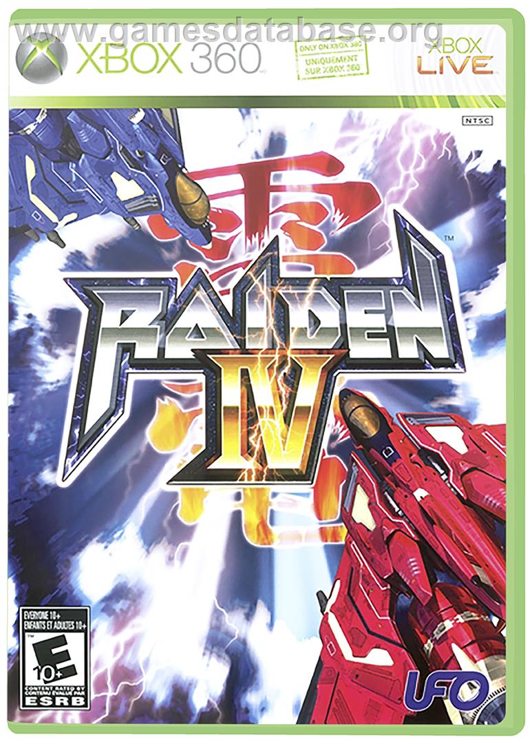 Raiden IV - Microsoft Xbox 360 - Artwork - Box