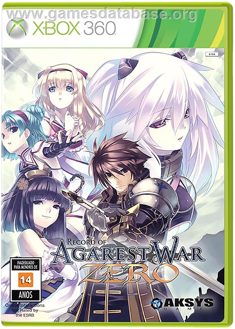 Record of Agarest War Zero - Microsoft Xbox 360 - Artwork - Box