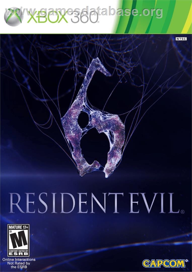 Resident Evil 6 - Microsoft Xbox 360 - Artwork - Box