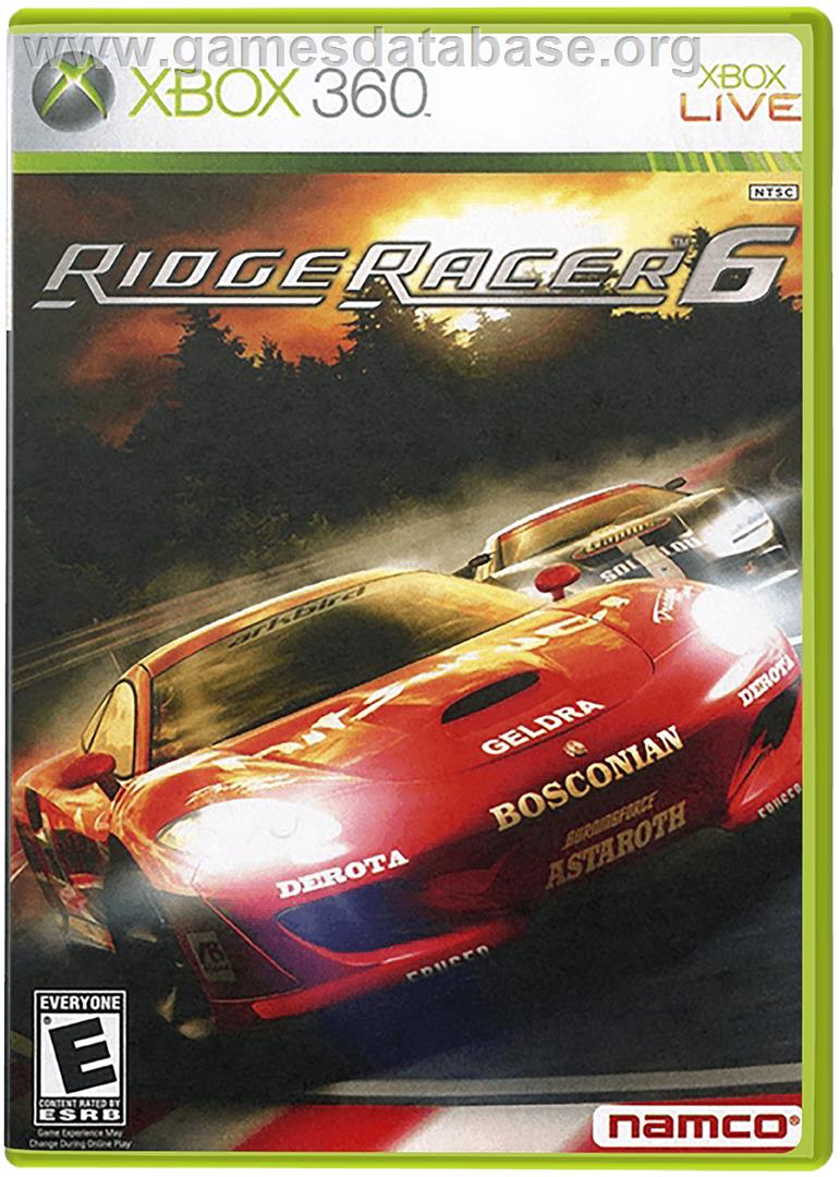 Ridge Racer 6 - Microsoft Xbox 360 - Artwork - Box