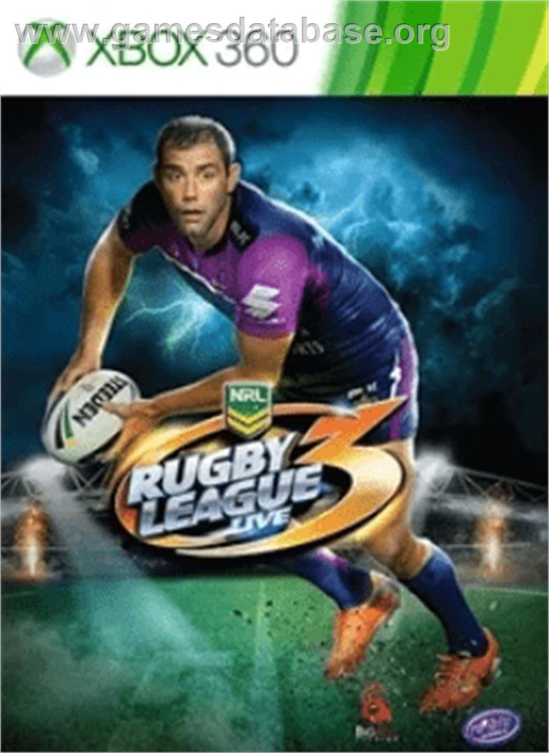Rugby League Live 3 - Microsoft Xbox 360 - Artwork - Box
