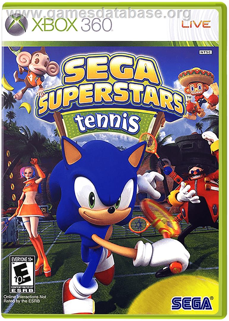 SEGA Superstars Tennis - Microsoft Xbox 360 - Artwork - Box