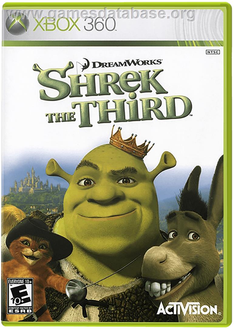 SHReK the THiRD - Microsoft Xbox 360 - Artwork - Box