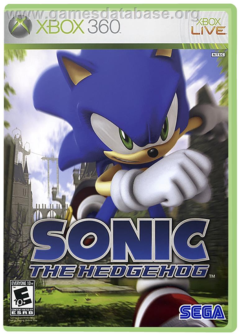 SONIC THE HEDGEHOG - Microsoft Xbox 360 - Artwork - Box