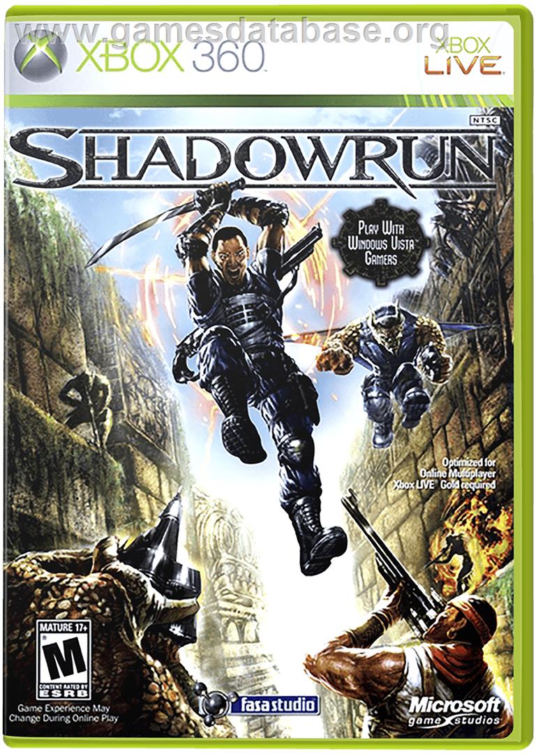 Shadowrun - Microsoft Xbox 360 - Artwork - Box