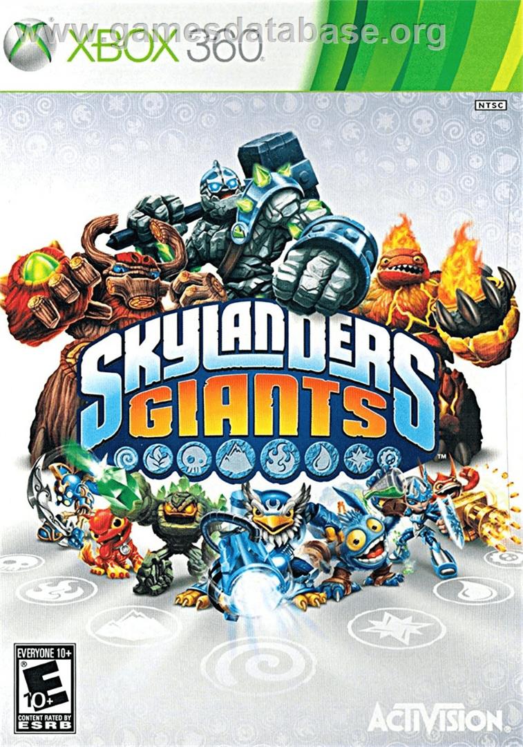 Skylanders Giants - Microsoft Xbox 360 - Artwork - Box