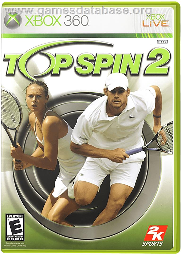 Top Spin 2 - Microsoft Xbox 360 - Artwork - Box