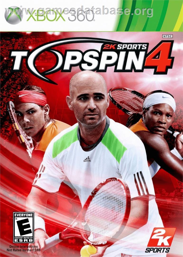 Top Spin 4 - Microsoft Xbox 360 - Artwork - Box