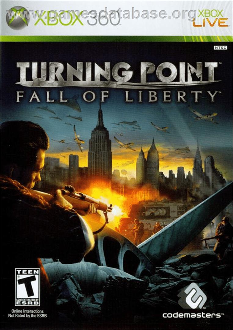 Turning Point - Fall Of Liberty - Microsoft Xbox 360 - Artwork - Box