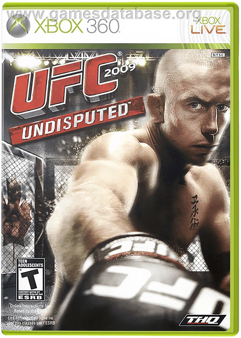 UFC 2009 Undisputed - Microsoft Xbox 360 - Artwork - Box