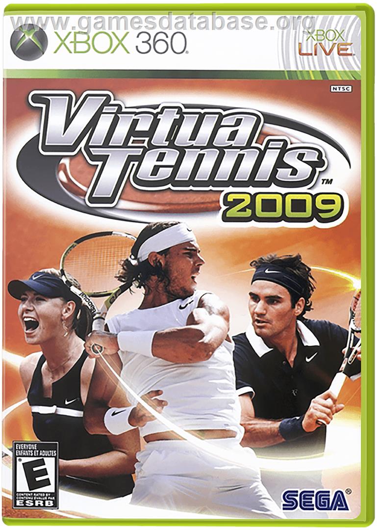 Virtua Tennis 2009 - Microsoft Xbox 360 - Artwork - Box