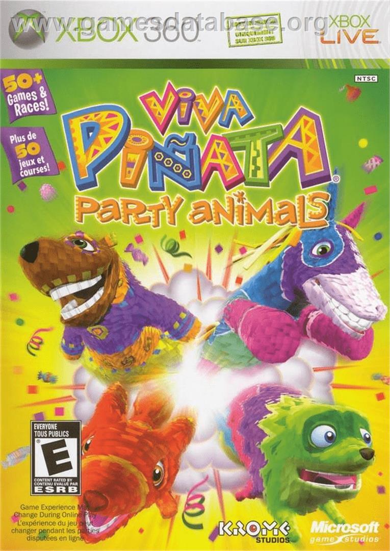 Viva Piñata - Party Animals - Microsoft Xbox 360 - Artwork - Box