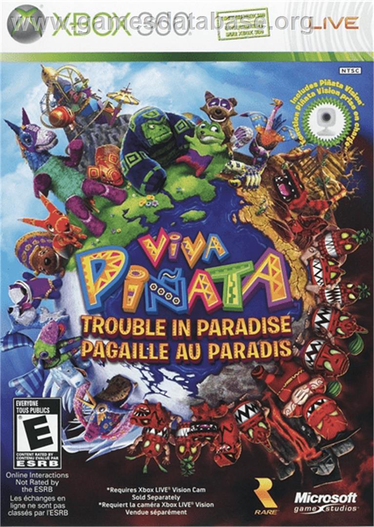 Viva Piñata - Trouble in Paradise - Microsoft Xbox 360 - Artwork - Box